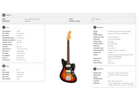 Fender American Professional Classic Jazzmaster Rosewood Fingerboard 3-Color Sunburst Fender American Professional Classic Jazzmaster Rosewood Fingerboard 3-Color Sunburst